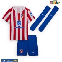 Atletico Madrid Conor Gallagher #4 Heimtrikotsatz Kinder 2025-26 Kurzarm (+ Kurze Hosen)